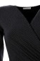 Preview: Wickelkleid, Fischgrät grau-schwarz, Biobaumwolle