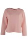 Preview: Kastenpulli, Steppsweat, apricot-melange rosa