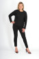 Preview: Pullover, reine Schurwolle, Schwarz
