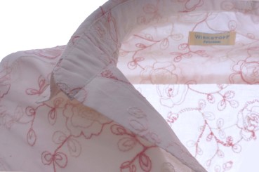 Hemdblusenkleid, bestickt, leichte Baumwolle, weiß