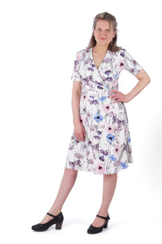 Preview: Wickelkleid, Summertime, Pastell, Biobaumwolle