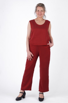 Preview: Top, Lyocell, Rot