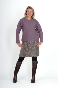 Pullover, reine Schurwolle, hortensie