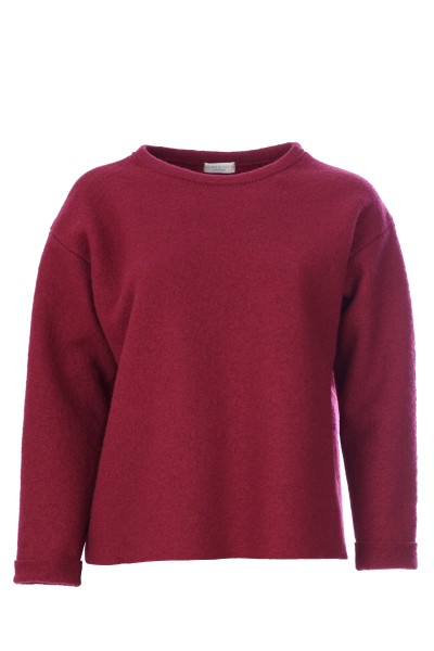 Pullover, reine Schurwolle, kirsche