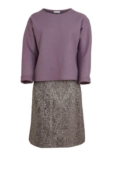 Pullover, reine Schurwolle, hortensie